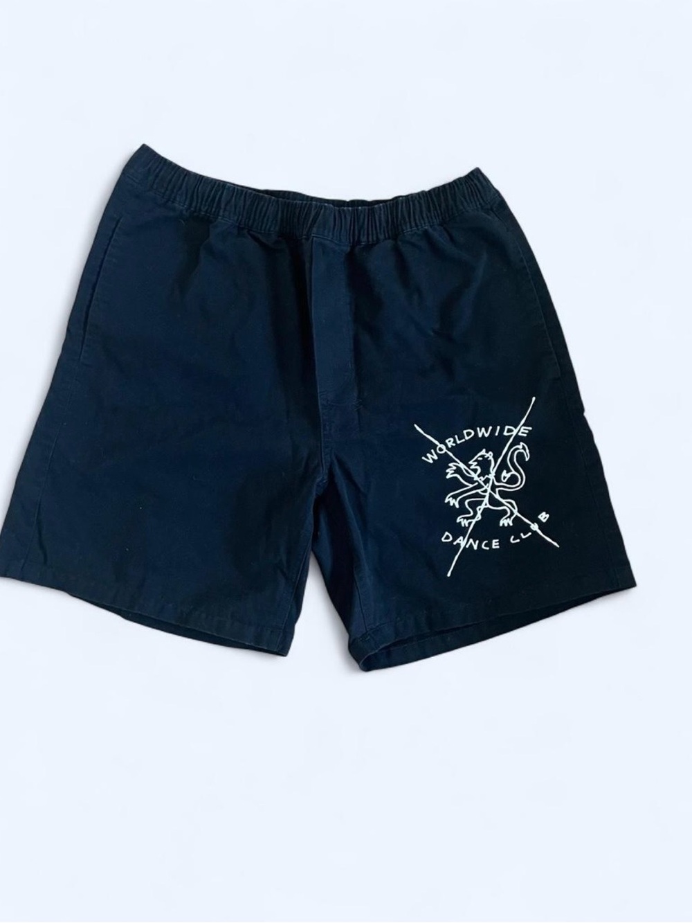 Ksubi Black Oversized Shorts